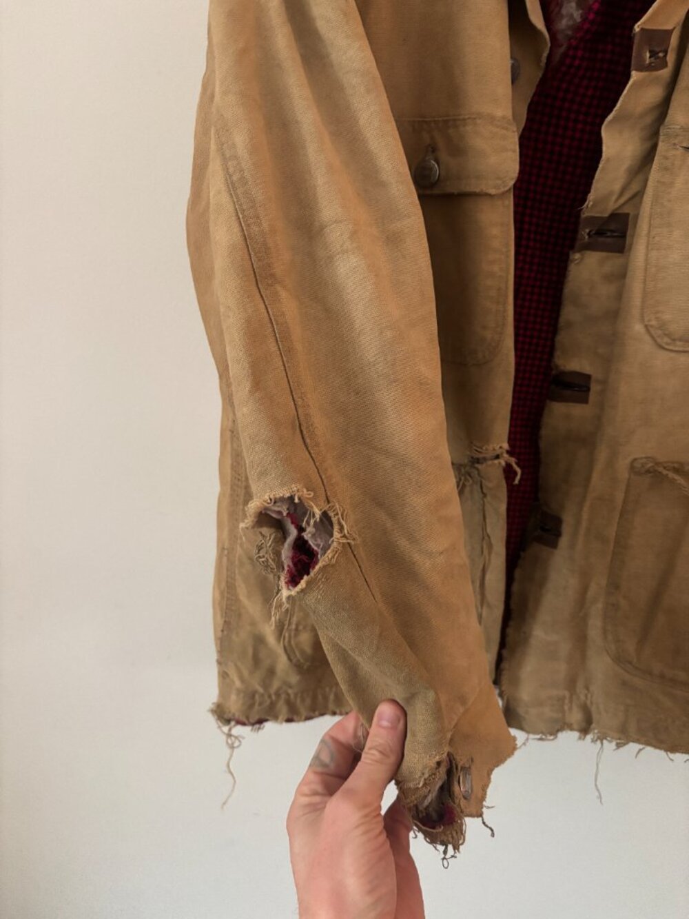 Vintage Trashed Chore Jacket - Picture 4 of 5